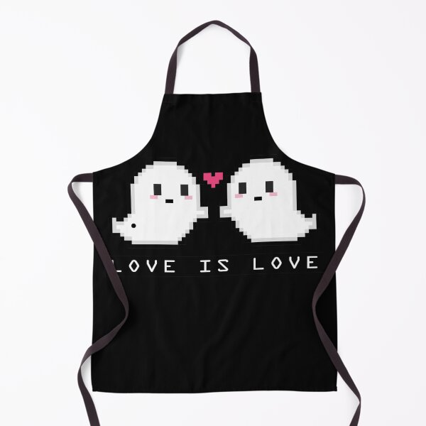 Item preview, Love is Love Kawaii Halloween Ghosts Heart designed and sold by MOP-tees.