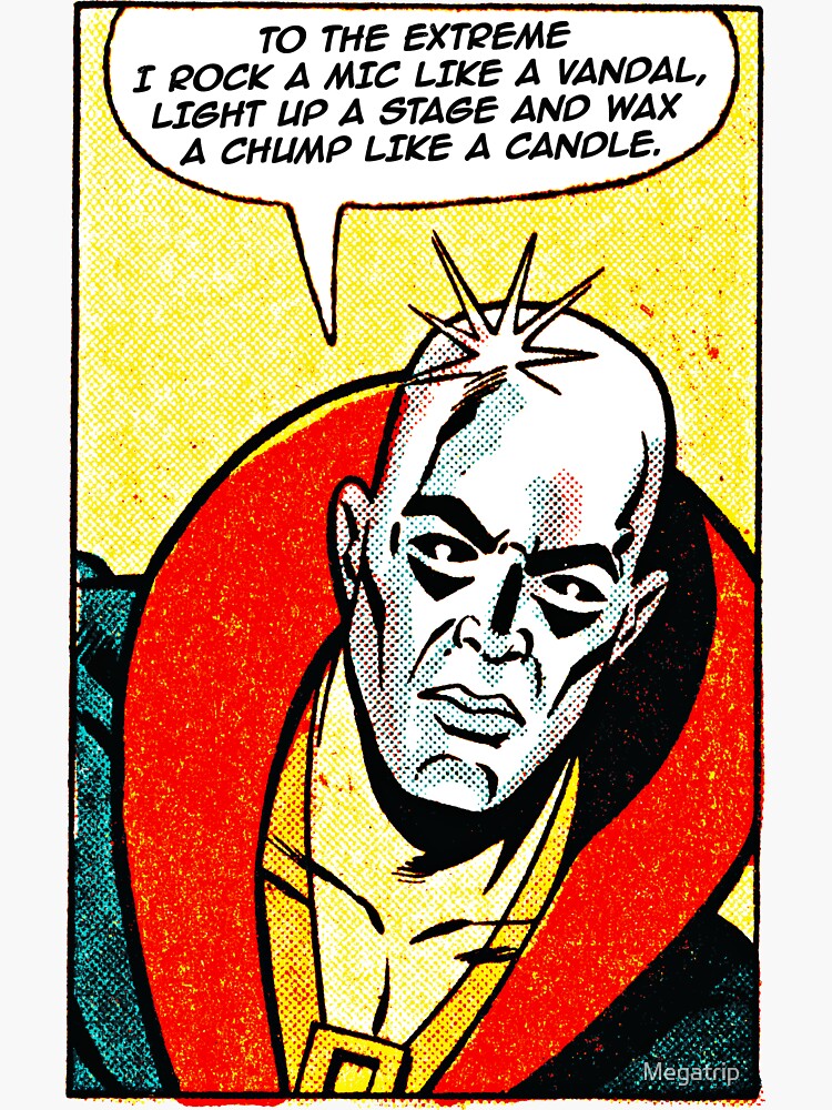 "Wax A Chump Like A Candle" Sticker for Sale by Megatrip Redbubble