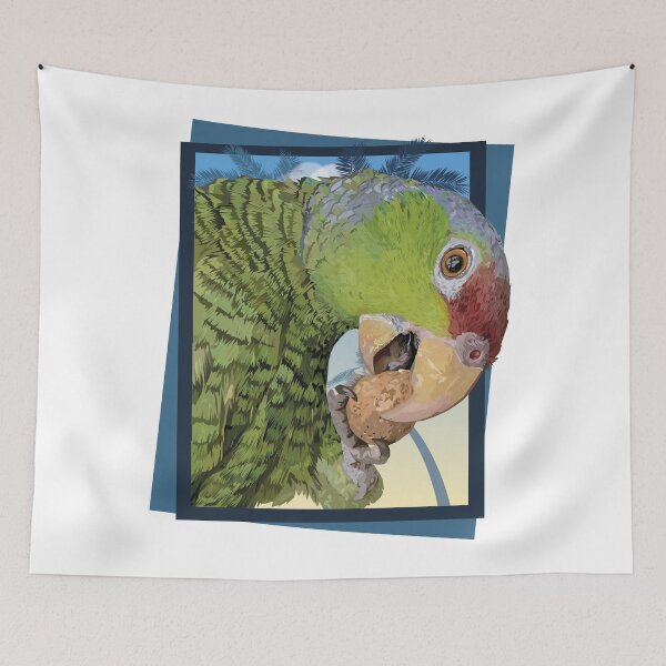 Item preview, Lilac-crowned parrot designed and sold by obscurite.