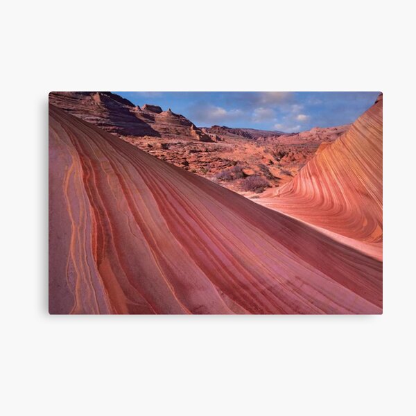 Detail Of The Wave A Navajo Sandstone Formation In Paria Canyon Vermilion Cliffs Wilderness Canvas Print