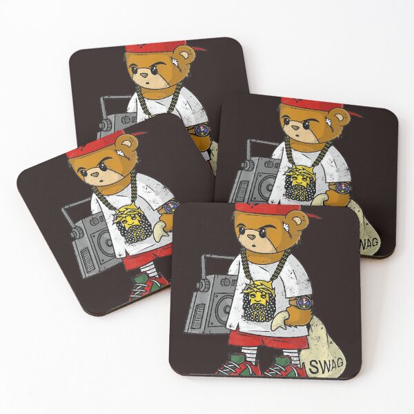 Item preview, Teddy Bear Rap Hip Hop Lover Clothing Men Hipster Dope Gift designed and sold by larsonrefugio.