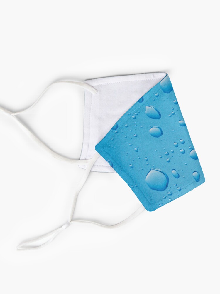 Alternate view of Rain Droplets on Blue Glass Mask
