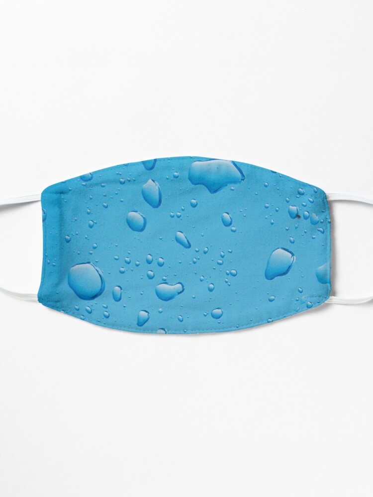 Alternate view of Rain Droplets on Blue Glass Mask