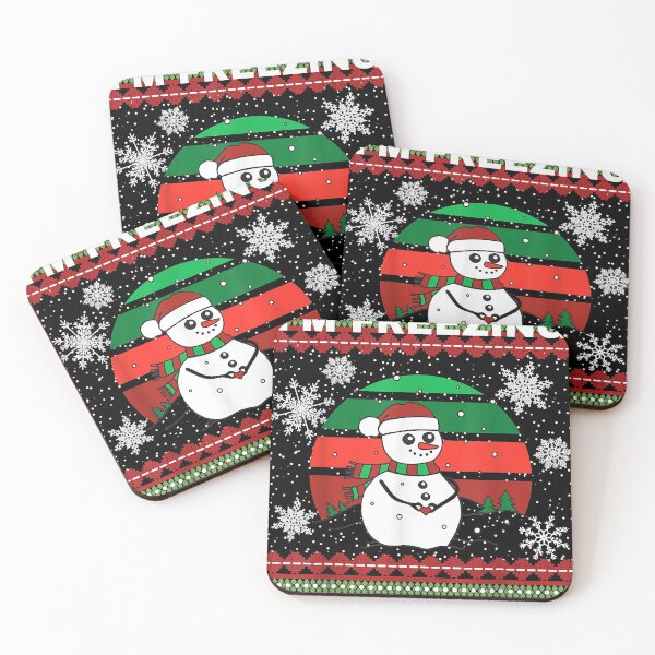 Item preview, I'm freezing, Funny Snowman ugly sweater Christmas Style Tee designed and sold by bennettefren.