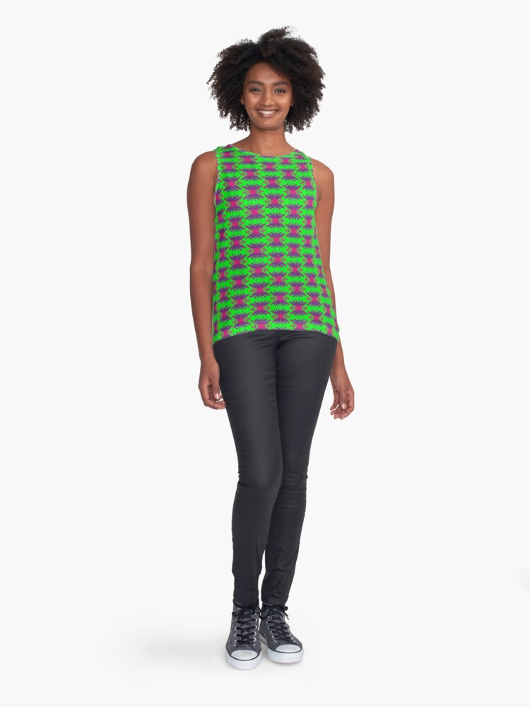 Thumbnail 3 of 6, Sleeveless Top, its brains Johnny designed and sold by Patrickneeds.