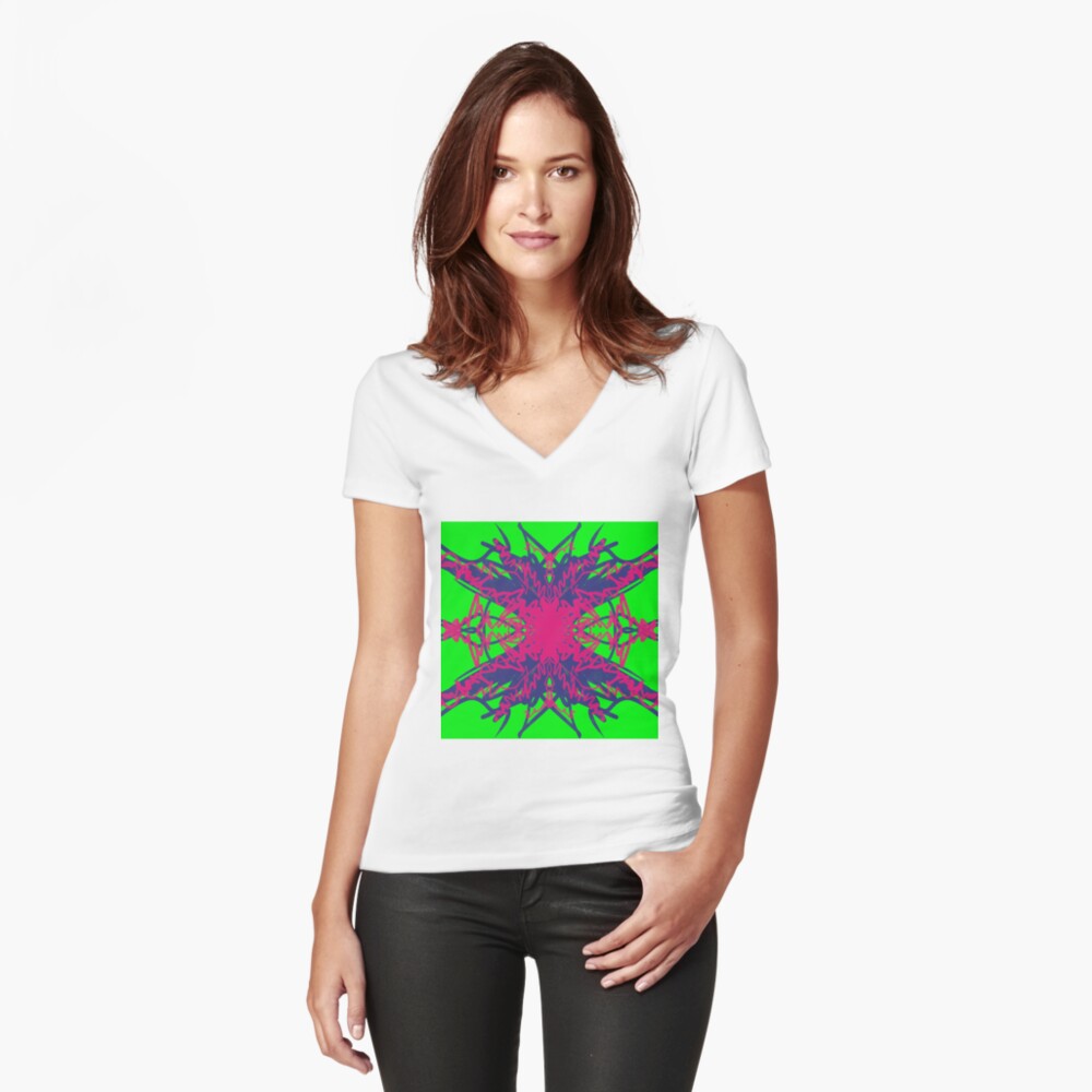 Item preview, Fitted V-Neck T-Shirt designed and sold by Patrickneeds.