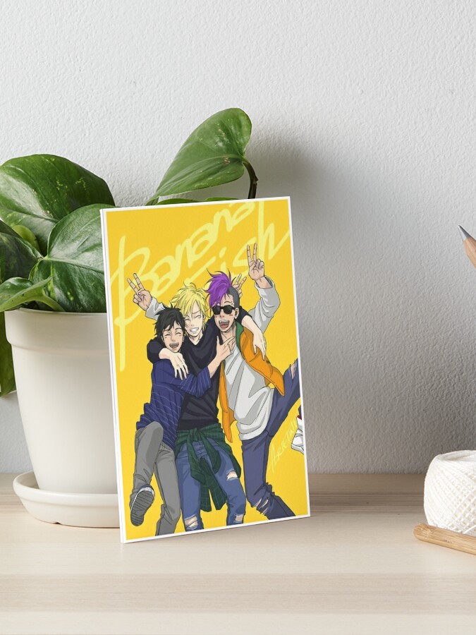 Funny Anime - Banana Fish  Art Board Print for Sale by jamesinn