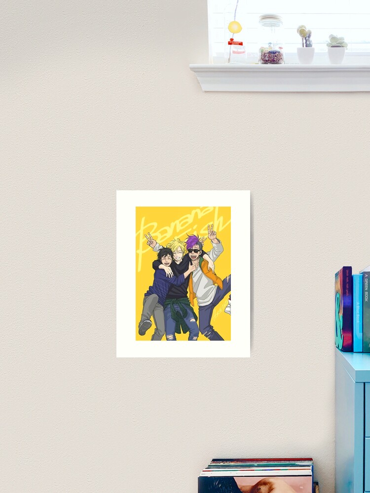 Funny Anime - Banana Fish  Art Board Print for Sale by jamesinn