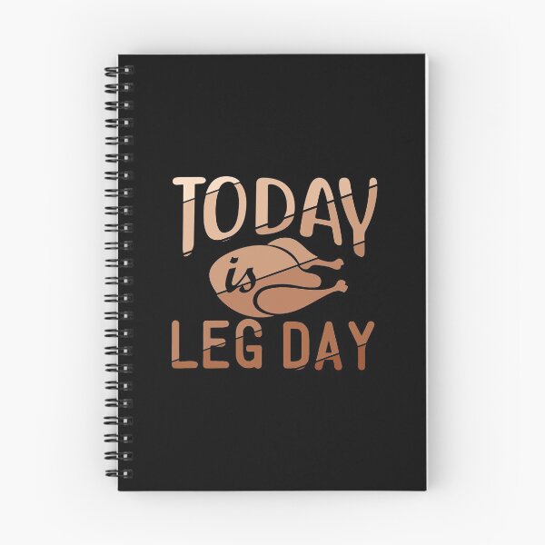 Item preview, Today is Leg Day | Funny Workout Quotes | Funny Thanksgiving Quotes designed and sold by DrawingBoard.