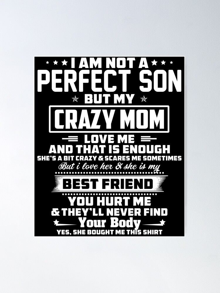 Don't Mess With My Mom, Mom Gifts, Mother Merch, Crazy Mom design