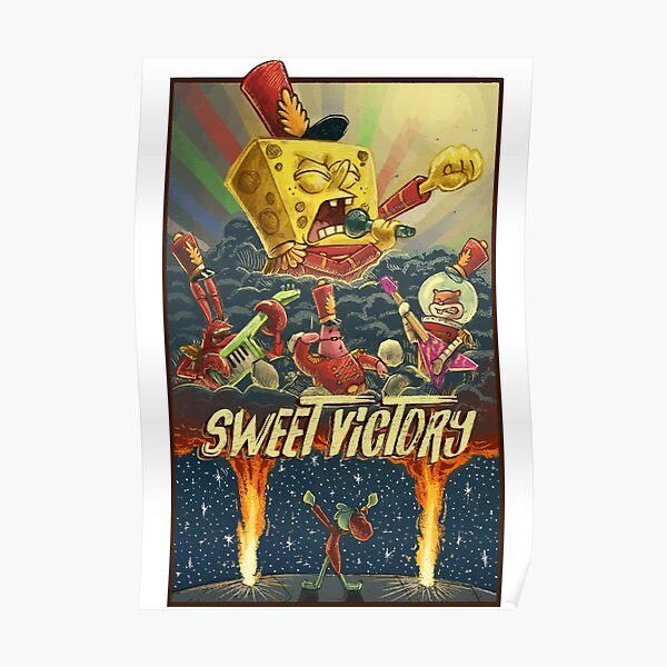 Spongebob Schwammkopf Sweet Victory Poster