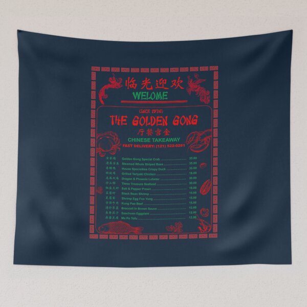 Item preview, The Golden Gong Chinese Takeaway Menu designed and sold by AdrienRabiot.