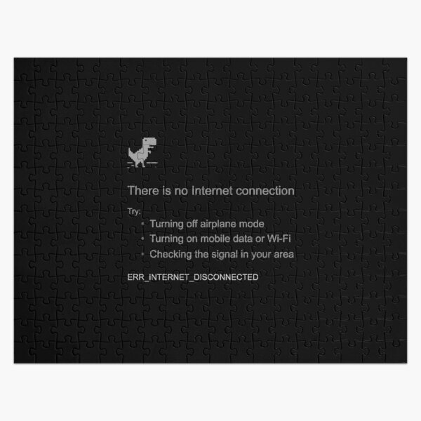 No Internet Connection Jigsaw Puzzles Redbubble
