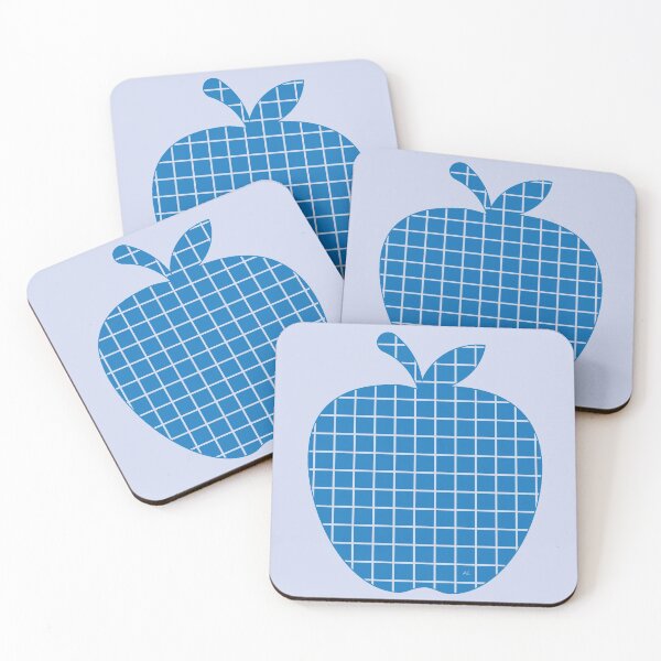 Item preview, Blue windowpane pattern designed and sold by iCraftCafe.