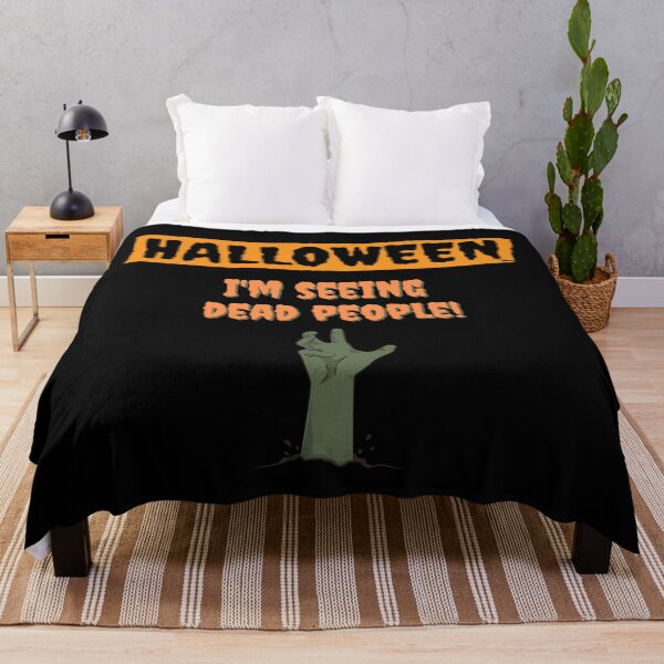 Item preview, Halloween: I'm Seeing Dead People! (orange outline version) designed and sold by CherryDamzel.