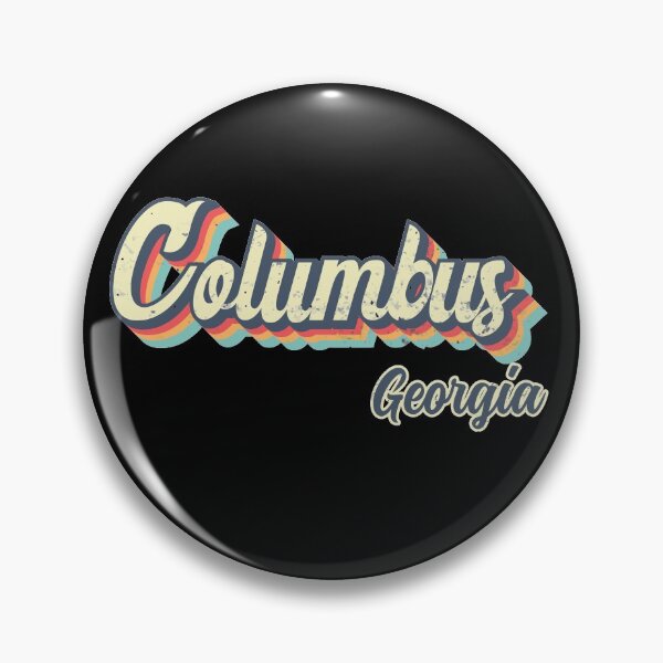 Item preview, Columbus city Georgia Retro Vintage 70s rainbow designed and sold by Teelogic.