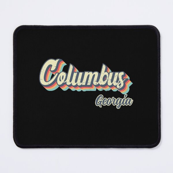 Item preview, Columbus city Georgia Retro Vintage 70s rainbow designed and sold by Teelogic.