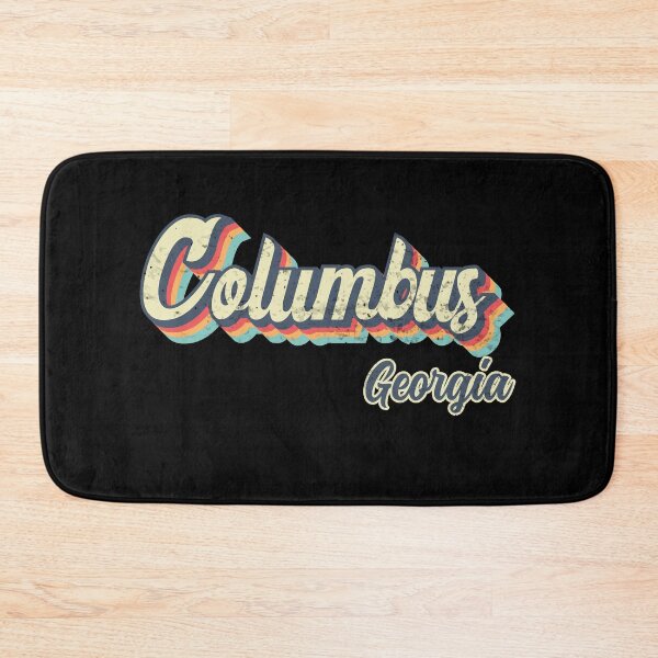 Item preview, Columbus city Georgia Retro Vintage 70s rainbow designed and sold by Teelogic.