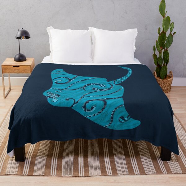 Item preview, Tribal Manta Ray With Vintage Distress designed and sold by AdrienRabiot.