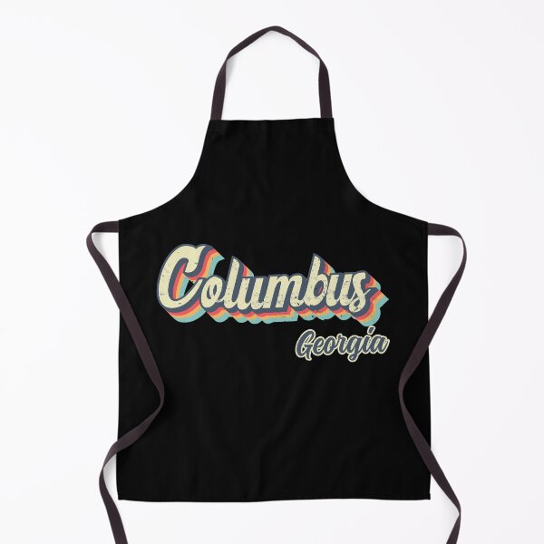 Item preview, Columbus city Georgia Retro Vintage 70s rainbow designed and sold by Teelogic.