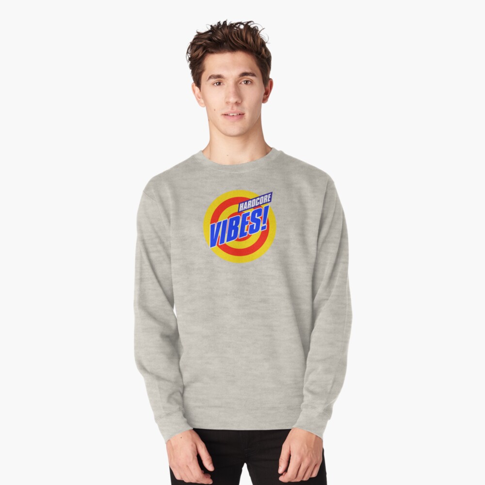 Hardcore Vibes! Old School Rave Design Pullover Sweatshirt
