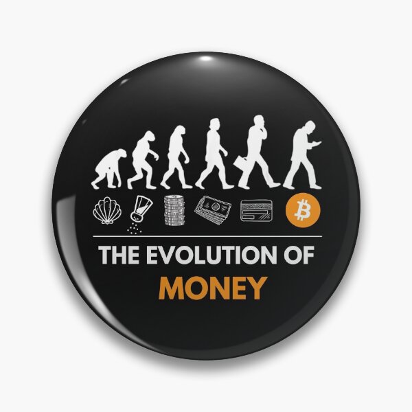 Item preview, Bitcoin shirt Evolution of money shirt Cryptocurrency designed and sold by Awilioq.