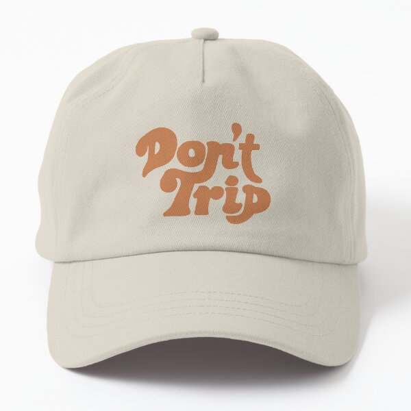 Mac Miller Don't Trip Burnt Orange Trippy Circles Swimming Dad Hat