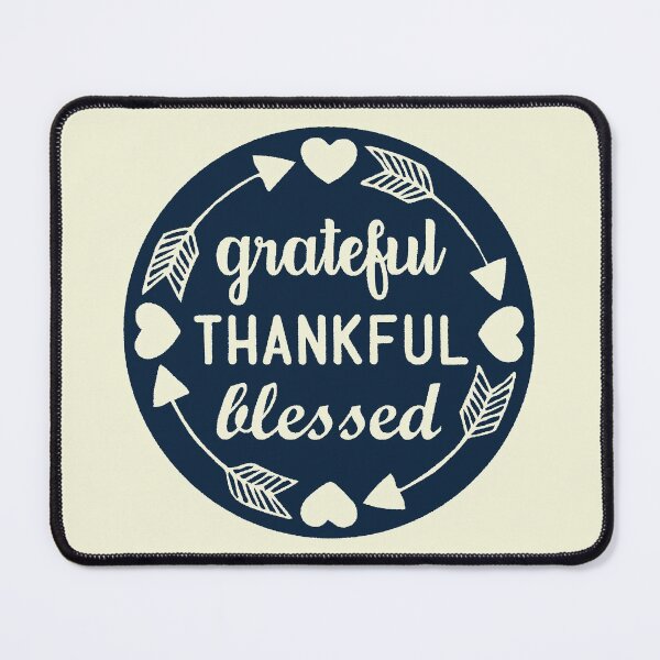 Item preview, Grateful Thankful Blessed | Gratitude Quotes | Thankful Quotes designed and sold by DrawingBoard.