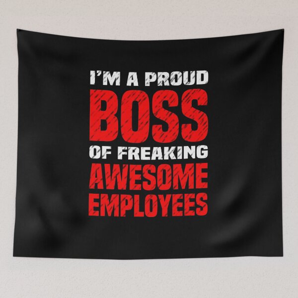 Item preview, I'm A Proud Boss Of Freaking Awesome Employees designed and sold by MivecPower.