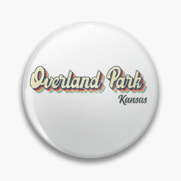 Item preview, Overland Park city Kansas Retro Vintage 70s rainbow designed and sold by Teelogic.