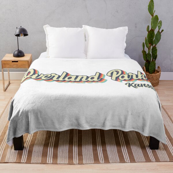 Item preview, Overland Park city Kansas Retro Vintage 70s rainbow designed and sold by Teelogic.