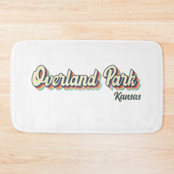 Item preview, Overland Park city Kansas Retro Vintage 70s rainbow designed and sold by Teelogic.
