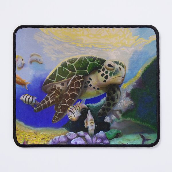 Item preview, Different Sea Turtle Cruising the Ocean floor  designed and sold by TJHstudio.