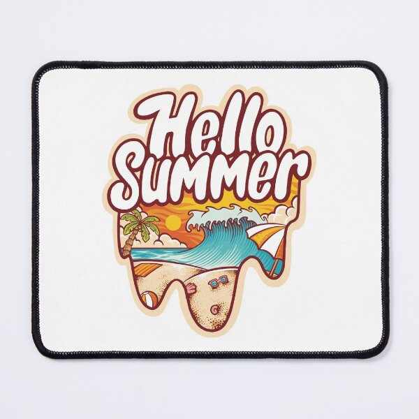 Item preview, Hello Summer designed and sold by Vector Scout Lab.