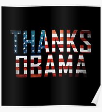 Thanks Obama Poster