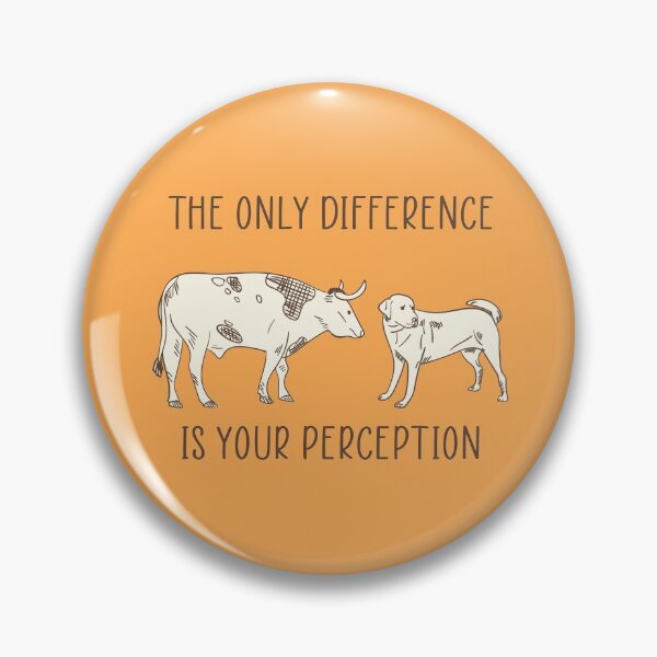 Item preview, The Only Difference Is Your Perception Vegan Theme designed and sold by JumboExclusive.