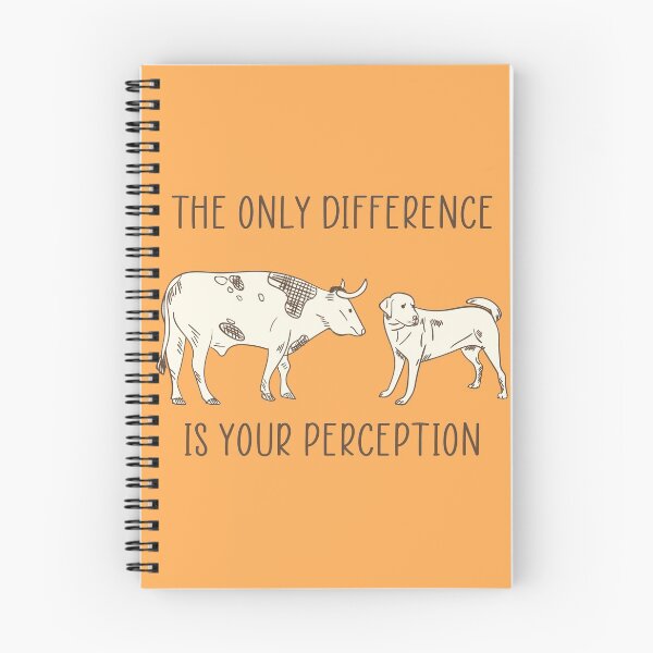 Item preview, The Only Difference Is Your Perception Vegan Theme designed and sold by JumboExclusive.