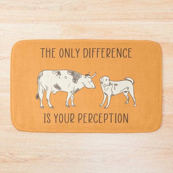 Item preview, The Only Difference Is Your Perception Vegan Theme designed and sold by JumboExclusive.