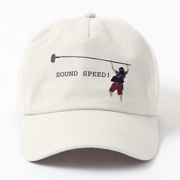Sound speed boom pole person Dad Hat