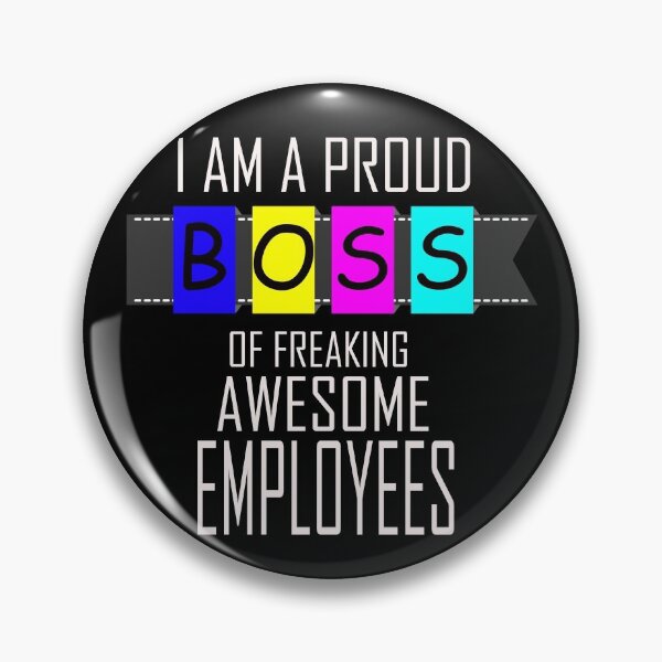 Item preview, i am a proud boss of freaking awesome employees designed and sold by Polla-Shirt.