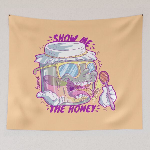 Item preview, Honey jar with quote Show me the Honey designed and sold by SPIRIMAL.