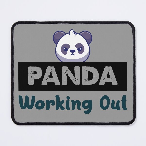 Item preview, Panda Working Out designed and sold by OfficeFortune.