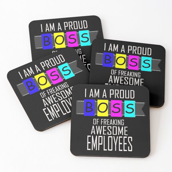Item preview, i am a proud boss of freaking awesome employees designed and sold by Polla-Shirt.