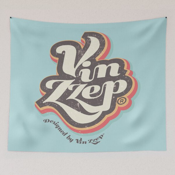 Item preview, Retro Typography Vin Zzep Logo designed and sold by Vin  Zzep.