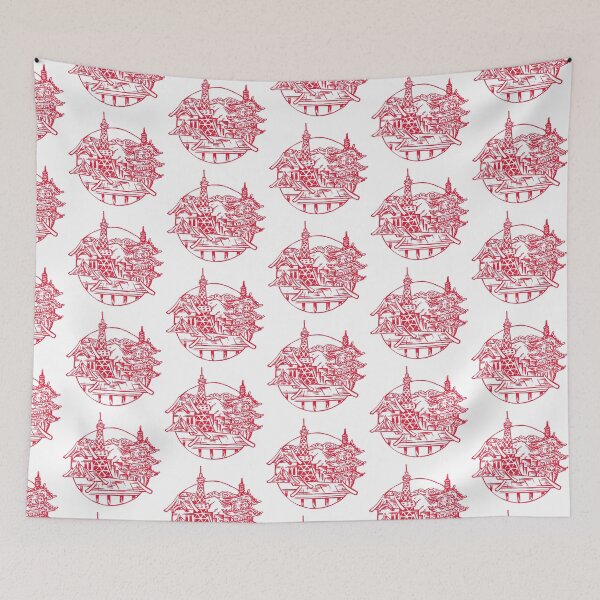 Item preview, Red Rising Sun on White designed and sold by Nealoc.