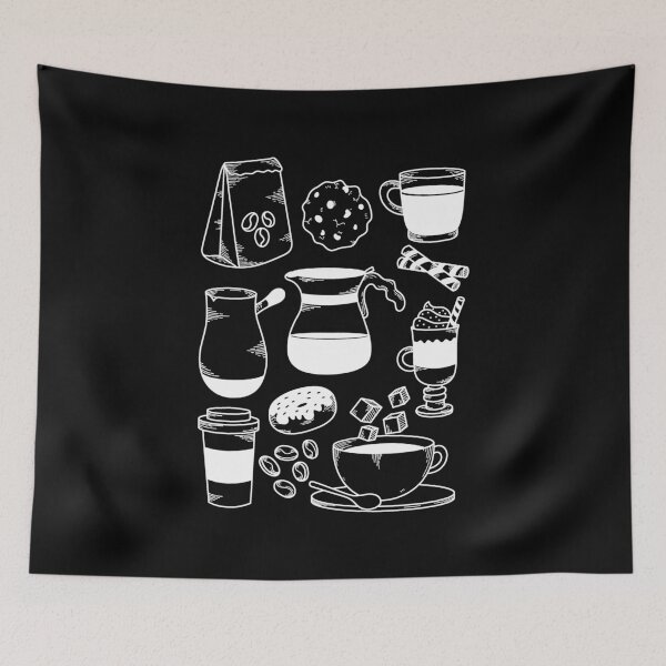 Item preview, Doodle Coffee Design Coffee Lover Graphic designed and sold by enjoytheshirt.