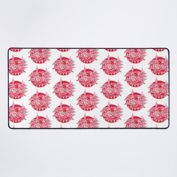 Item preview, Rising Sun White on Red designed and sold by Nealoc.
