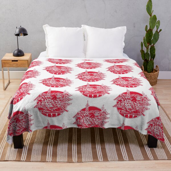Item preview, Rising Sun White on Red designed and sold by Nealoc.
