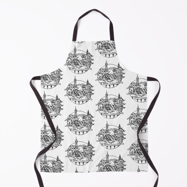 Item preview, Rising Sun Black on White designed and sold by Nealoc.