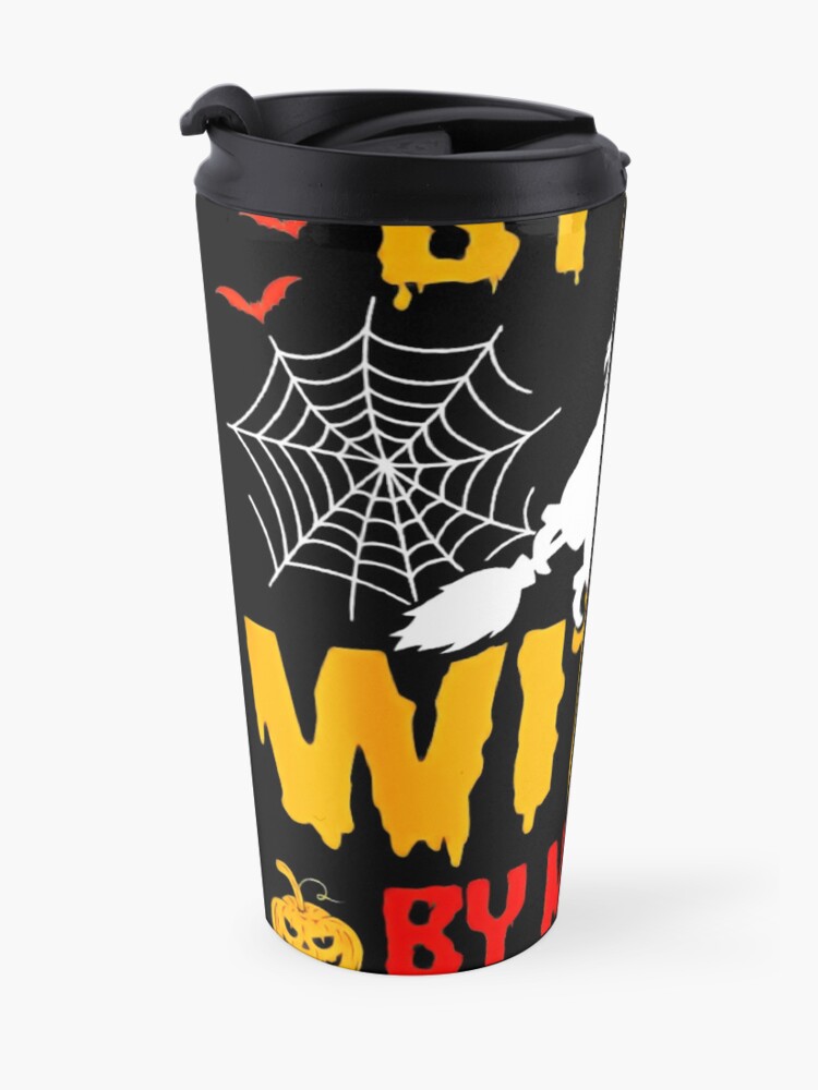 Alternate view of Housekeeping By Day Witch By Night Housekeeping Halloween Travel Mug